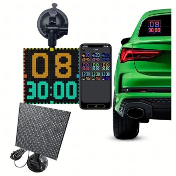   Intelligens LED képernyő, autó hátsó ablak animációs kijelzőjéhez