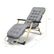 összecsukható kerti nyugágy párnával, szürke