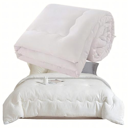 Egész évben szellős, meleg téli paplan 200x220cm fehér