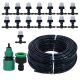 15 db-os Locsolókészlet , Vízfüggöny Kerti Öntözőrendszer, 15m