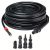 20 m csőtisztító tömlő magasnyomású mosóhoz – lefolyó és cső duguláselhárító tömlő adapterekkel 160 bar