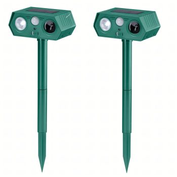   Ultrahangos napelemes vadriasztó, mozgásérzékelős 2 db/csomag