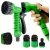 Állítható locsolópisztoly kerti tömlőhöz, 7 üzemmód, 3 csatlakozó