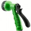 Állítható locsolópisztoly kerti tömlőhöz, 7 üzemmód, 3 csatlakozó