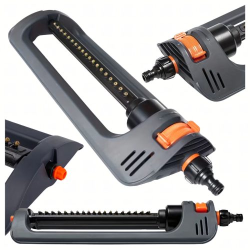 Kerti locsoló öntöző, állítható, oszcilláló, 19 lyukú