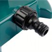 360°-ban forgó kerti öntözőfej, háromkarú, 12 fúvókával, gyep és virágágyások öntözéséhez, ABS + gumi tartós kivitel