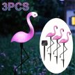3db Napelemes Kerti Lámpa Flamingo LED Dekorációval