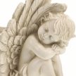 Kerti Kaspó Angyal Szobor mintával, 24,5 × 15,2 × 20 cm