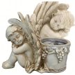 Kerti Kaspó Angyal Szobor mintával, 24,5 × 15,2 × 20 cm