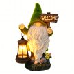 napelemes dekoratív Kerti törpe figura LED lámpa