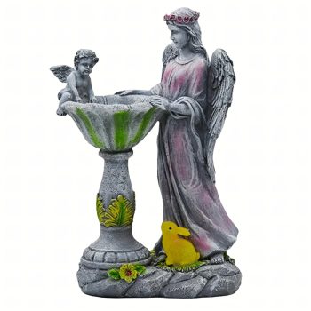  angyal szobor gyertyatartó dekoráció napelemes LED RGB