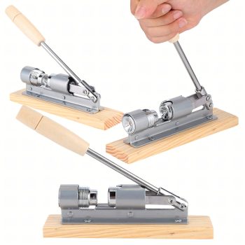 Acél Diótörő fa talpon