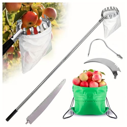 Teleszkópos Gyümölcsszedő,  400 cm 4 db cserélhető vég