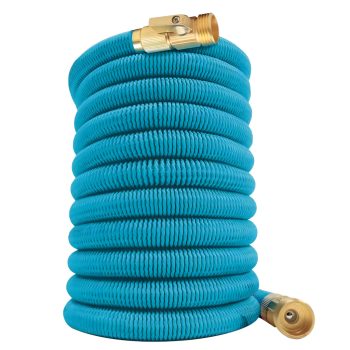   Rugalmas kerti tömlő 5-15 m-es , 1/2 3/4 prémium öntözőpisztollyal