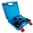Akkus mini csavarhúzó készlet tokkal, 2×2,2 Ah akkumulátorral, led világítással