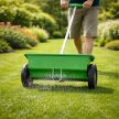 Kézi vetőgép, kerti szórógép fűmagokhoz, műtrágyához, homokhoz, sóhoz 6L