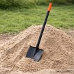 Erős Fém Ásó, Kerti Lapát Egyenes Fém Nyéllel 150 cm