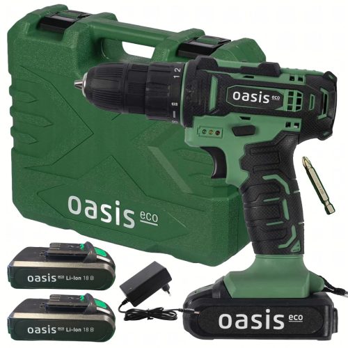 Akkus csavarhúzó készlet, 2x 18 V 1,5 Ah akkumulátor  + tok