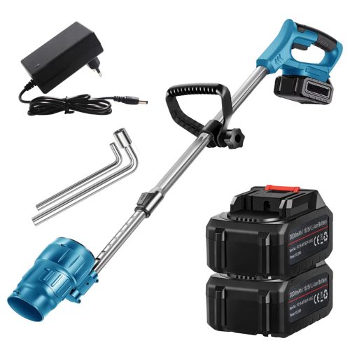 összecsukható kerti lombhófúvó 2db 3000 mAh akkumulátorral