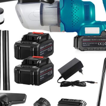    Hordozható kézi álló porszívó, vezeték nélküli, 4 az 1-ben, nagy teljesítményű