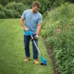 Akkus elektromos bozótvágó, fűszegélynyíró, nagy teljesítményű  600 W-os motor
