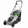Elektromos fűnyíró, könnyű és erőteljes, nagy kosárral, 50 literes, 2400 W-os, 43 cm-es fűnyíráshoz