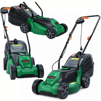   nagy teljesítményű Elektromos fűnyíró, könnyű, nagy kosárral, 30 literes, 1600 W-os