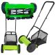 Kézi, mechanikus, tolható, tekercses fűnyíró 40 cm-es kosárral