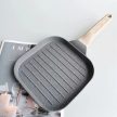 Tapadásmentes Grill serpenyő, gázhoz és indukcióhoz, 18,2 cm