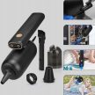 Akkumulátoros autós pórszívó, 4000 mAh, 50W teljesítmény, 280g tömeg, 2 az 1-ben készülék