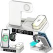 Vezeték nélküli töltőállomás és okoslámpa 4 az 1-ben, 15W- os QI vezeték nélküli töltési funkció