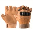 Ujjatlan sport/katonai kesztyű, barna, XL