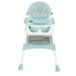 Gyermek etetőszék 3in1, állítható, 95x60x70 cm, kék színben