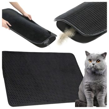 Fekete Macskaalom alátét XXL macskaalomhoz 45x60