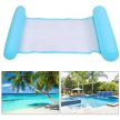 Összecsukható felfújható strandmatrac, kék, 120cm x 70cm