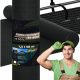 Árnyékoló háló, fekete, 95%, 180g/m2 1,5x50 m UV szűrővel, 100 db kábelkötegelővel