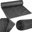 Árnyékoló háló, fekete, 95%-os takarás, 180g/m2 1,5x25 m UV szűrővel, 100 db kábelkötegelővel