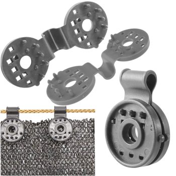   50db - Rögzítő klipsz szőtt árnyékoló hálóhoz, 50 db/csomag, szürke