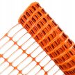Biztonsági műanyag vágható építési háló, narancssárga, 1x50 m