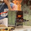 Hordozható, összehajtható kerti grill 21 x 14 x 14 cm