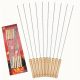 Grill és BBQ nyárs 10db/készlet, 30 cm hosszú rozsdamentes acél nyárs