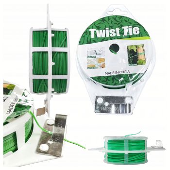   Univerzális kerti drót növényekhez, tartós és erős, vágóval 20m