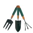 Kerti szerszámkészlet, 3 db-os szett, gereblye, lapát és villa