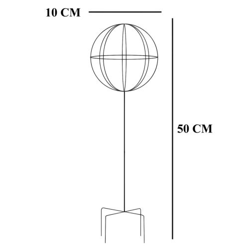 Kerti pergola, fém, 50×10 cm, fehér – stabil, időjárásálló, könnyen összeszerelhető, talajhorgonyos.