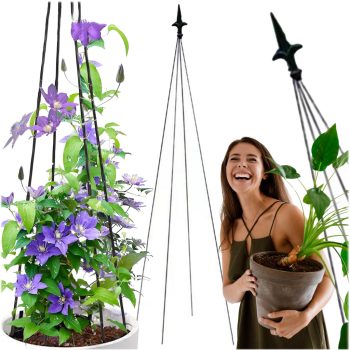 Kerti Virágtartó, Fém Növényállvány 150 cm