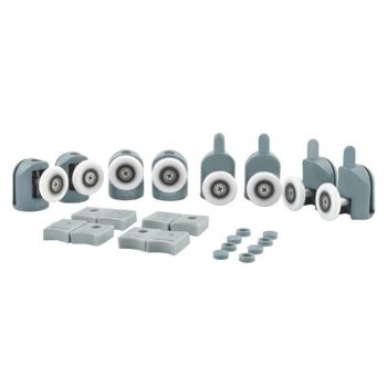 Zuhanykabin görgőkerék készlet, 8 db kerékkel