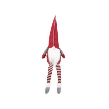 Karácsonyi piros ülő manó