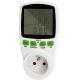 Digitális energiafogyasztás mérő, wattmérő, 230V