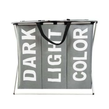 3 rekeszes szennyestartó, vízálló, 130 L