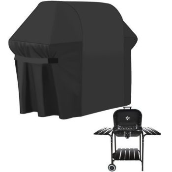 Vízálló Kerti grill takaró huzat, fekete, 147x61x122cm